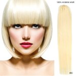 16"20"22"24"26"28"30"32" 100g/Set Straight Remy Brazilian Human Hair Weft #60 Platium blonde