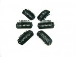 50pcs clip/snap clips for hair extensions/wig/weft 24mm #Black