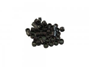 1000pcs Micro Rings Links beads for Hair Extension #02 Dark brown