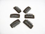 50Pcs Clips for clip-tipped extensions/weft hair#02 -Brown